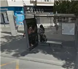 Marquesinas publicitarias en el Paseo de Garay, Murcia